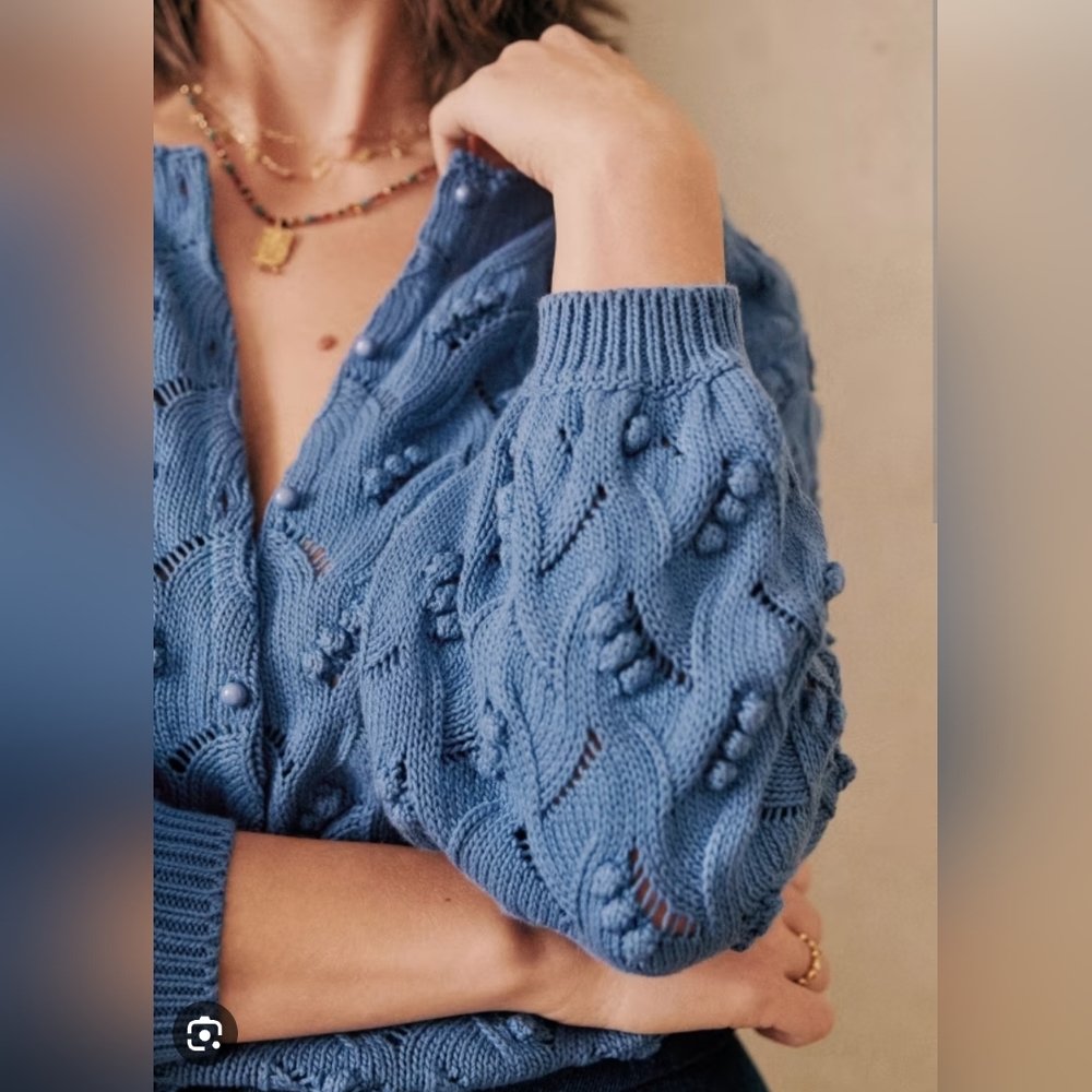 Sezane XS Marthe Jumper Blue